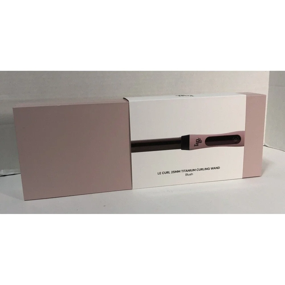 NIB Sealed L'ange Le Curl 25mm‎ Titanium Curling Wand - Blush